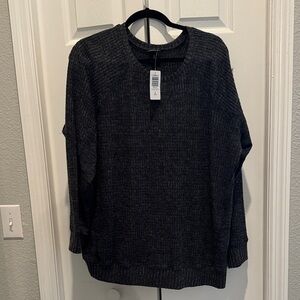 Torrid Gray Waffle Sweatshirt